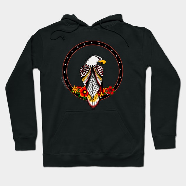 American Eagle Hoodie by Abandoned Ink